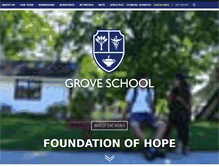 Tablet Screenshot of groveschool.org