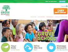 Tablet Screenshot of groveschool.com